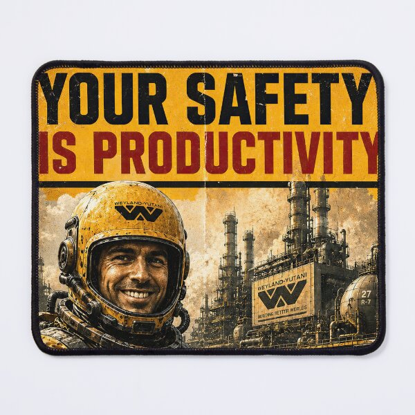 Item preview, Your Safety Is Productivity designed and sold by PlanetBPop.
