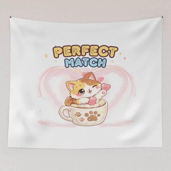 Item preview, Mochi Cozy Cat –  Perfect Match Kawaii Cat ? designed and sold by Mochi Studio.
