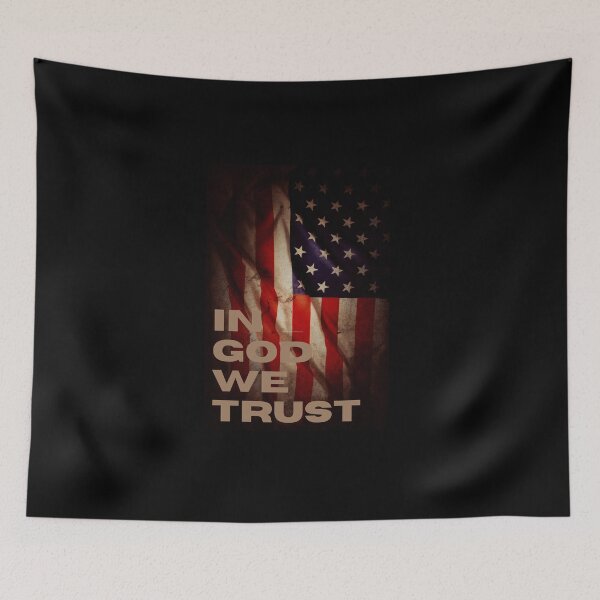 Item preview, USA in God We Trust Flag designed and sold by Josephines-ZA.