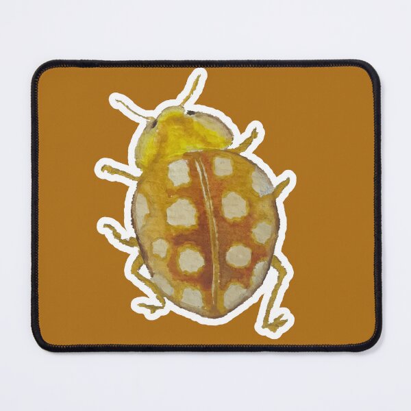 Item preview, Yellow Ladybug Beetle Explores designed and sold by Blackberries & Moss.