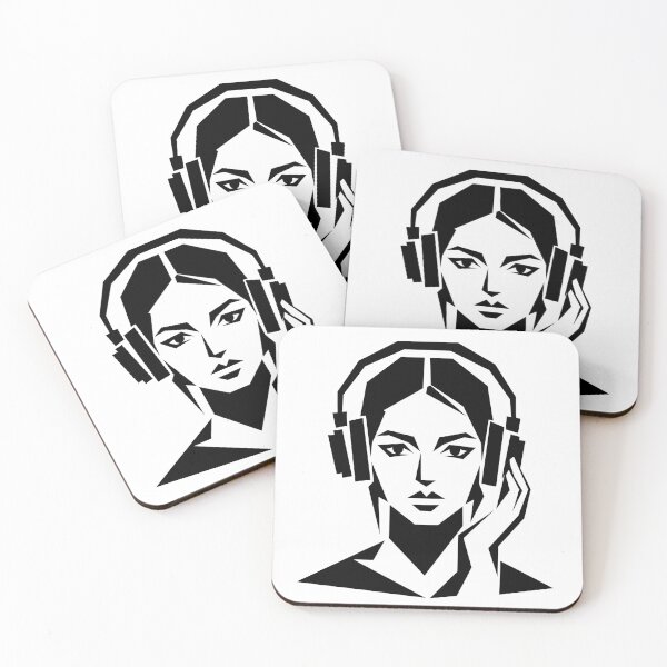 Item preview, Geometric Headphones Woman designed and sold by quibrak.