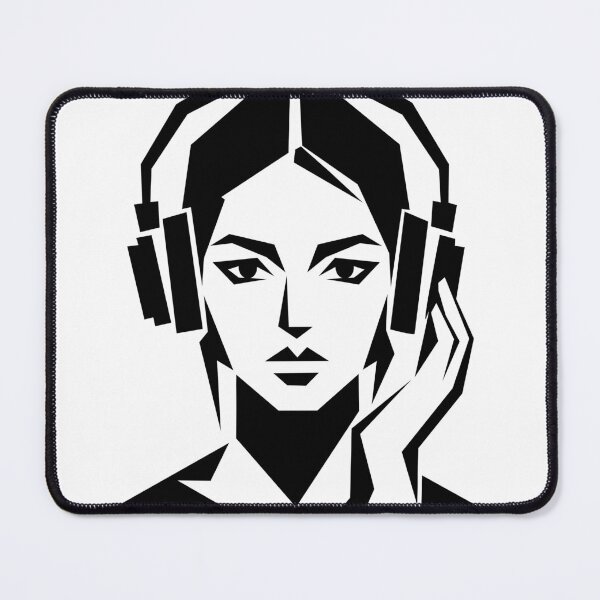 Item preview, Geometric Headphones Woman designed and sold by quibrak.