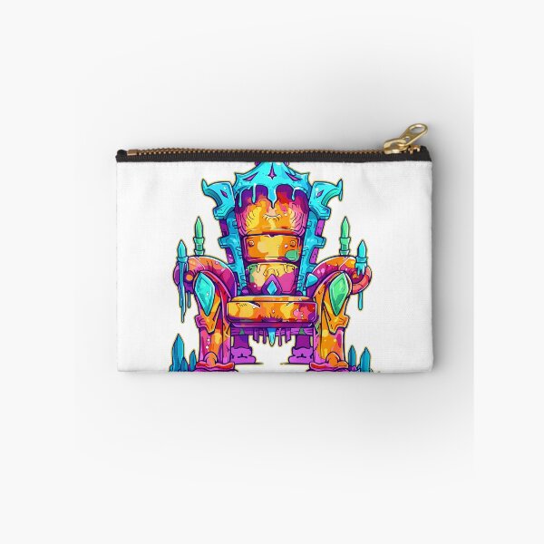 Item preview, Psychedelic Magic Throne Colorful Fantasy Neon Crystal Design designed and sold by DesignArtist.ia.