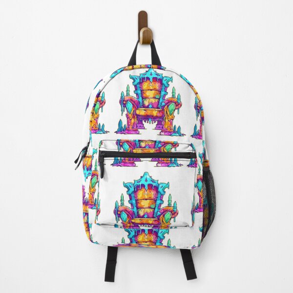 Item preview, Psychedelic Magic Throne Colorful Fantasy Neon Crystal Design designed and sold by DesignArtist.ia.