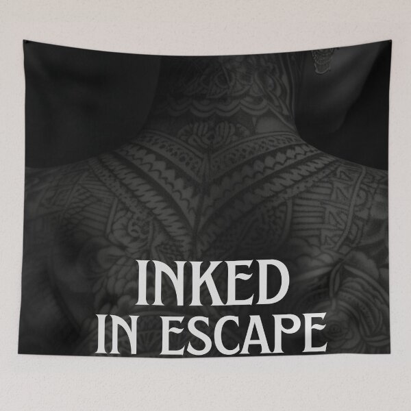 Item preview, Inked in Escape | Edgy Tattoo Aesthetic Black & White Design designed and sold by Ve state official.