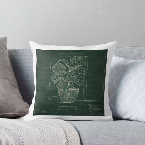 Item preview, Monstera Engineering Blueprint - Plant Parent Technical Drawing designed and sold by Concrete Calm.