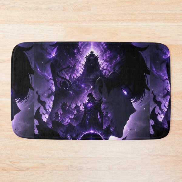 Item preview, Shadow Monarch Inspired Dark Fantasy Warrior – Purple Aura Anime Aesthetic designed and sold by Dyan4.