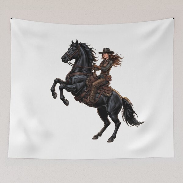 Item preview, The Majesty of the Black Mustang designed and sold by CHRIST5000.