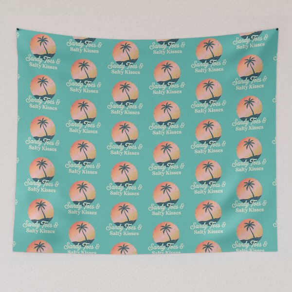 Item preview, Sandy Toes & Salty Kisses Beach Summer Vacation Lover designed and sold by Covent Vaughn.