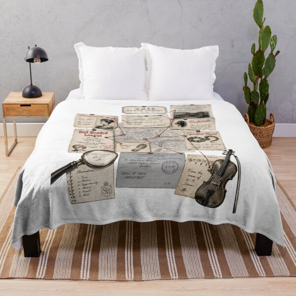 Item preview, 221B Baker Street Sherlock Holmes Case Board Mystery Design designed and sold by Fenay Designs.