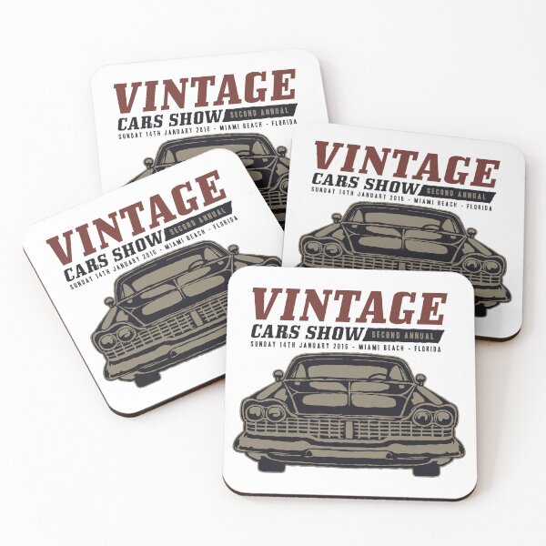 Item preview, Vintage Muscle Car Show - Classic American Auto Art designed and sold by 1001T-Shirt.