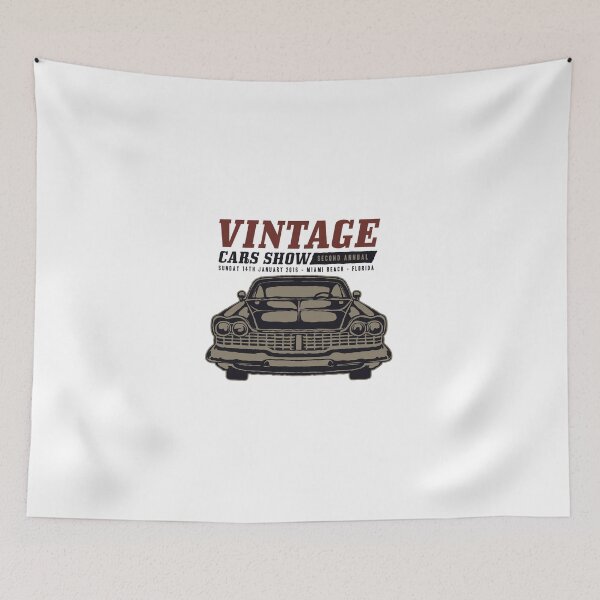 Item preview, Vintage Muscle Car Show - Classic American Auto Art designed and sold by 1001T-Shirt.
