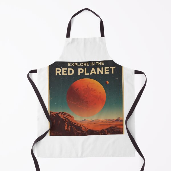 Item preview, Visit Mars - Vintage Future Space Travel Poster designed and sold by Concrete Calm.