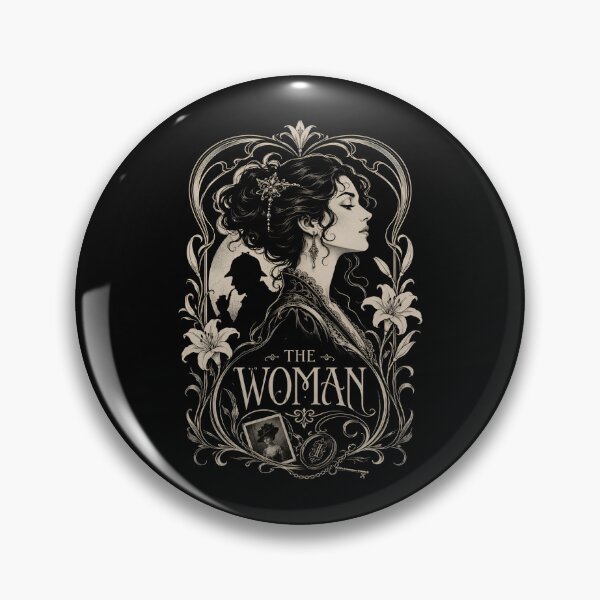 Item preview, The Woman Sherlock Holmes Irene Adler Elegant Art Nouveau Design designed and sold by Fenay Designs.
