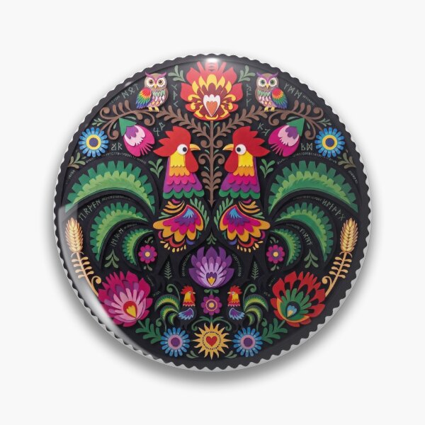 Item preview, Legacy Uncoded: Detailed Cyber-Folk Paper-Cut Circle designed and sold by Wild Hare.