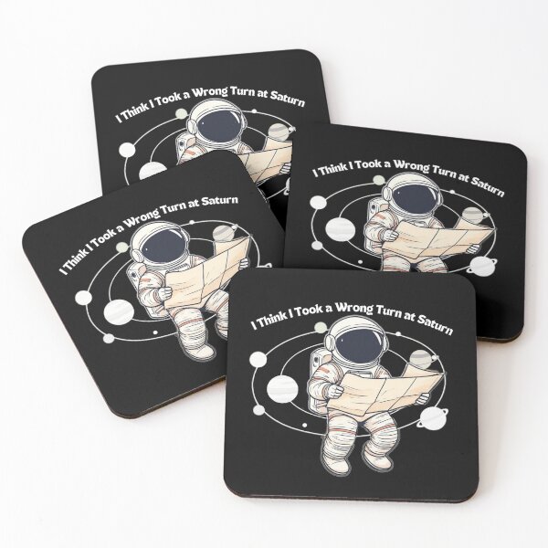 Item preview, Funny Astronaut Wrong Turn at Saturn Lost in Space Design designed and sold by alizye.