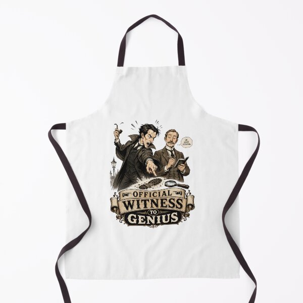 Item preview, Official Witness to Genius Sherlock Holmes and Watson Funny Detective Design designed and sold by Fenay Designs.