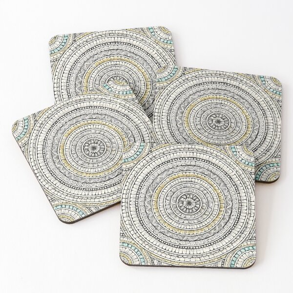 Item preview, Zen Mandala Circular Doodle Pattern designed and sold by Sybille-Yates.