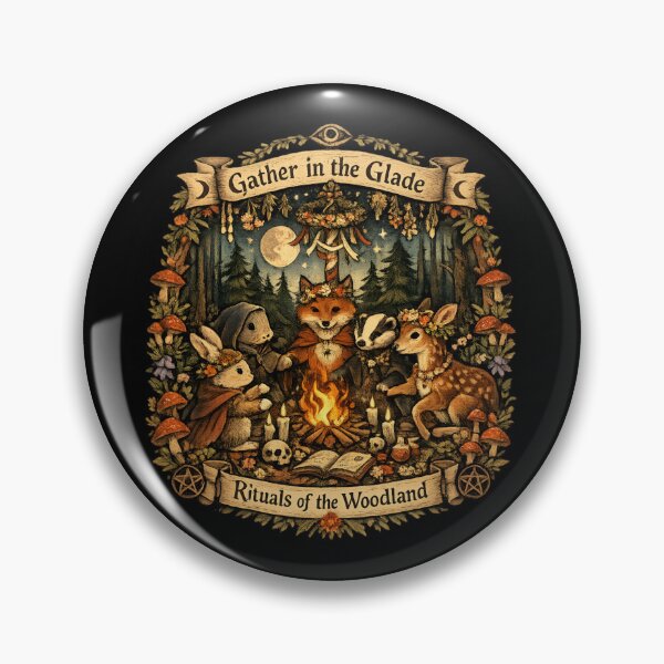 Item preview, Gather in the Glade - Woodland Ritual Animals Cottagecore designed and sold by SidTastic .