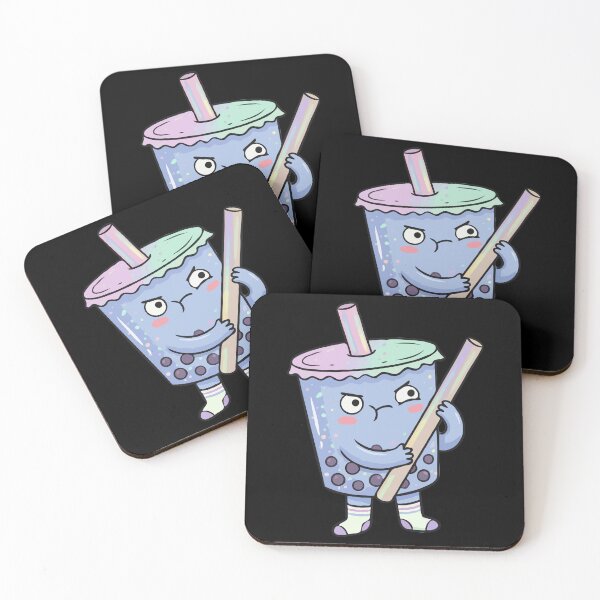 Item preview, Grumpy Bubble Tea Warrior designed and sold by Emegan Print Art.