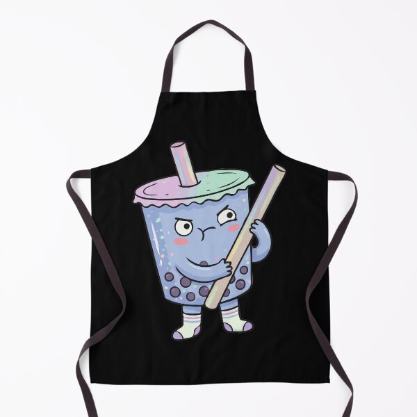 Item preview, Grumpy Bubble Tea Warrior designed and sold by Emegan Print Art.