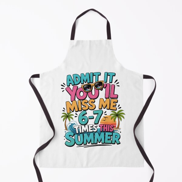 Item preview, Admit It You'II Miss Me 6-7 Times This Summer designed and sold by Zbixu.