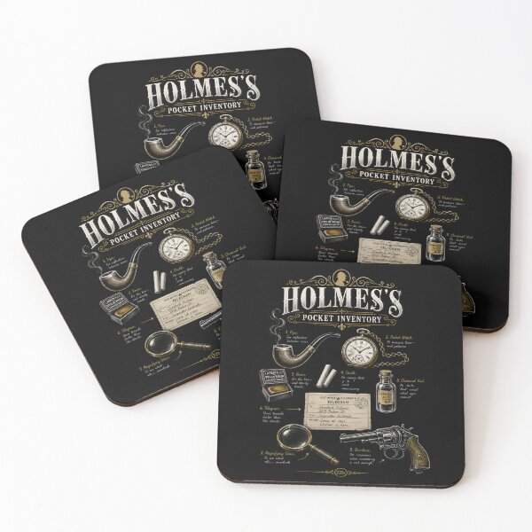 Item preview, Holmes’s Pocket Inventory 221B Sherlock Holmes Detective Tools Design designed and sold by Fenay Designs.