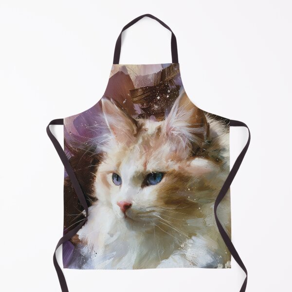 Item preview, Majestic Ragdoll Cat: Ethereal Watercolor Dream in Violet designed and sold by Paolo-Bandal.