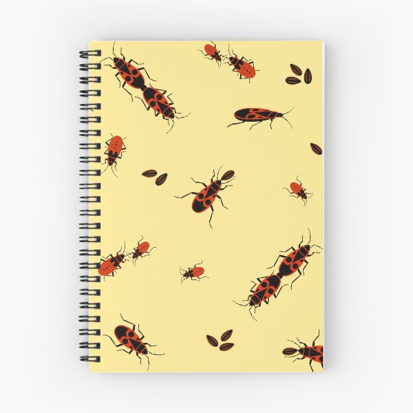 Item preview, Red Firebugs on yellow designed and sold by SandynaDragon.