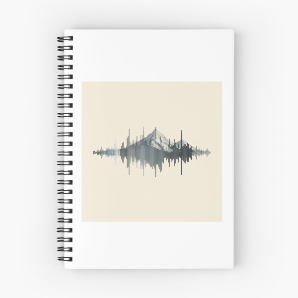 Item preview,  Audio Waveform Mountain - Nature’s Soundscape ​ designed and sold by Concrete Calm.