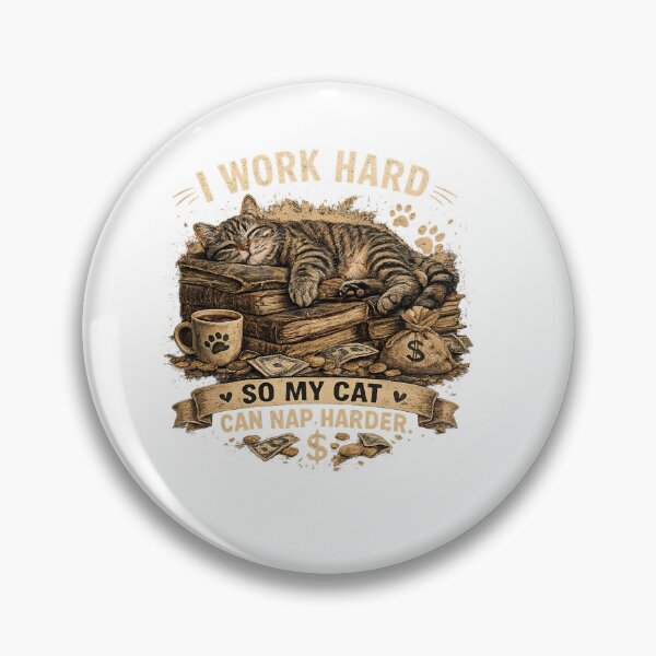 Item preview, I work hard designed and sold by Gryzka2025.