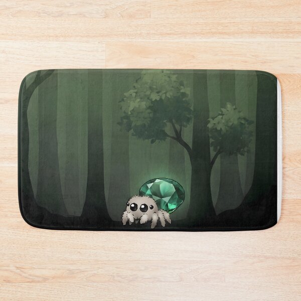 Item preview, Emerald Jumping Spider In the Forest designed and sold by Sapphire Spider Innovations.