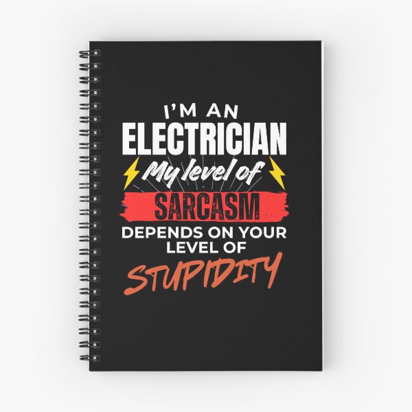 Item preview, Funny Electrician Sarcasm Quote Design designed and sold by happiecatstore.