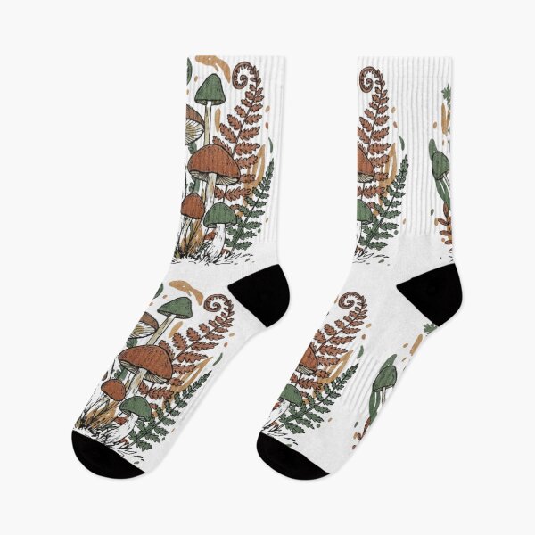 Item preview, Botanical Mushroom Hand-Drawn Art Tee — Indie Style designed and sold by Ditstyle.