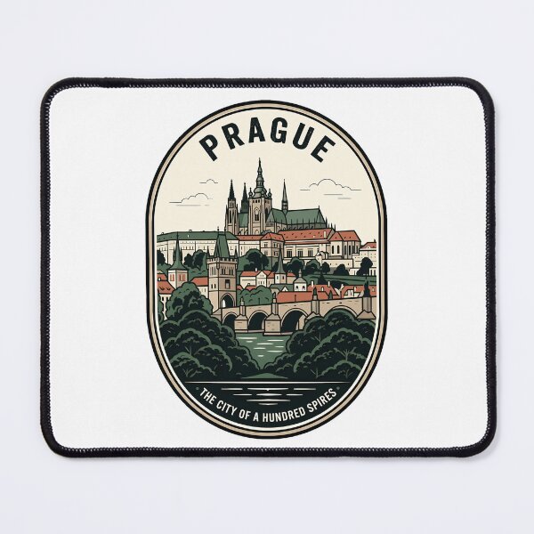 Item preview, Vintage Prague City of a Hundred Spires Badge designed and sold by k3rstman1.