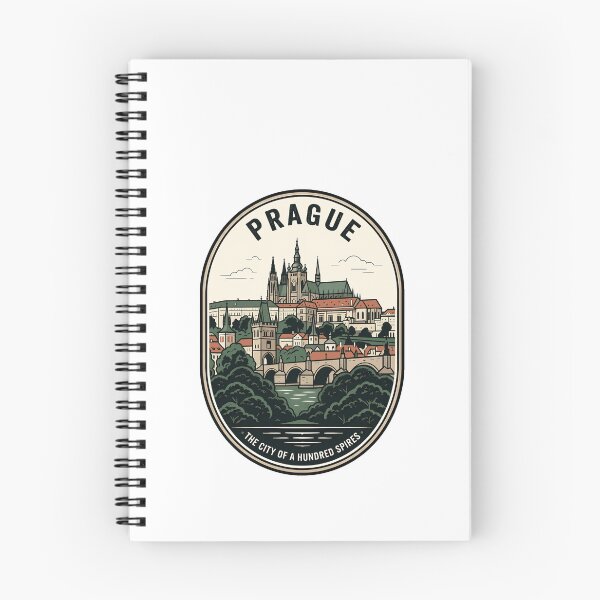 Artikelvorschau, Vintage-Abzeichen „Prag, die Stadt der hundert Türme“ entworfen und verkauft von k3rstman1.