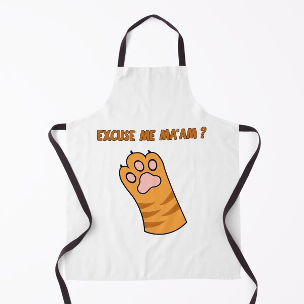 Item preview, Excuse me Ma'am? Funny cat paw designed and sold by BritishDelights.