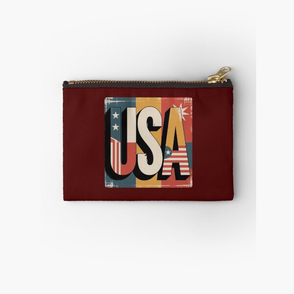 Item preview, Retro 4th of July USA Shirt Vintage Cubist American Flag Tee for Men for Woman designed and sold by maxiprom.