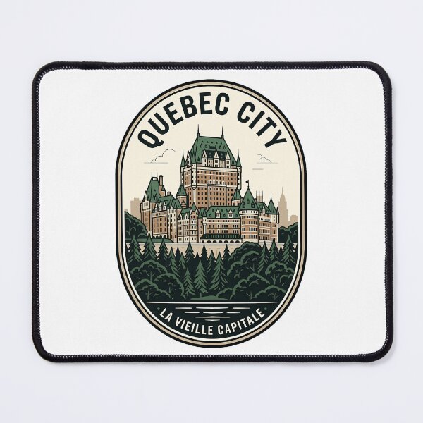 Item preview, Quebec City Chateau Frontenac Vintage Travel Badge designed and sold by k3rstman1.