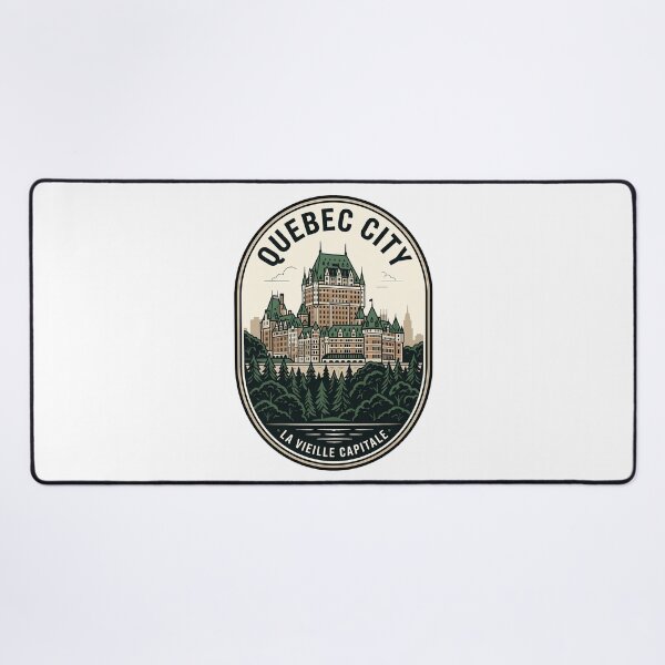 Item preview, Quebec City Chateau Frontenac Vintage Travel Badge designed and sold by k3rstman1.
