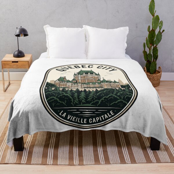Item preview, Quebec City Chateau Frontenac Vintage Travel Badge designed and sold by k3rstman1.
