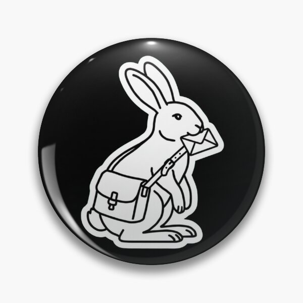 Item preview, The Postman Rabbit designed and sold by LineArtUniverse.