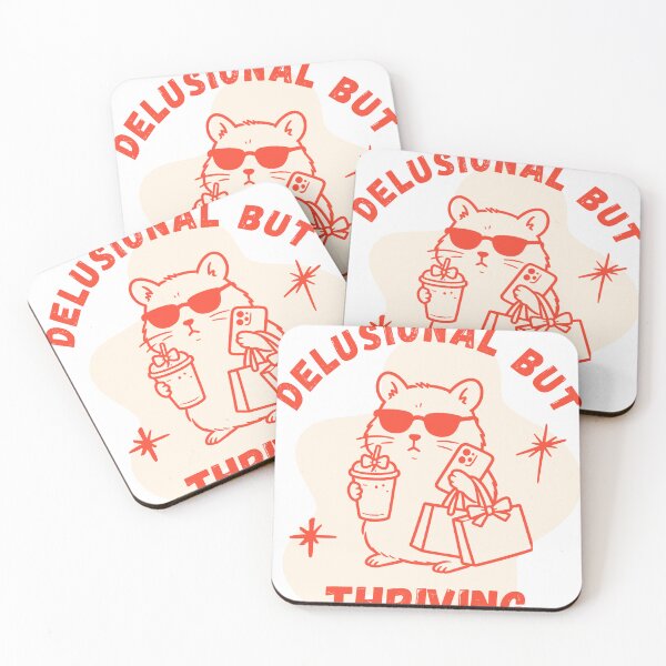 Item preview, Delusional but Thriving designed and sold by vitag.