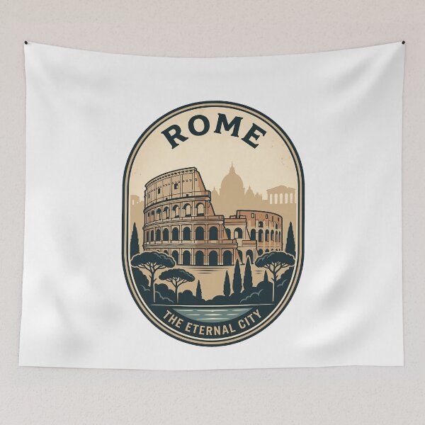 Item preview, Vintage Rome Italy Colosseum Eternal City designed and sold by k3rstman1.