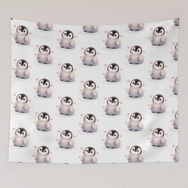 Item preview, Baby penguin illustration designed and sold by Design by Sara.
