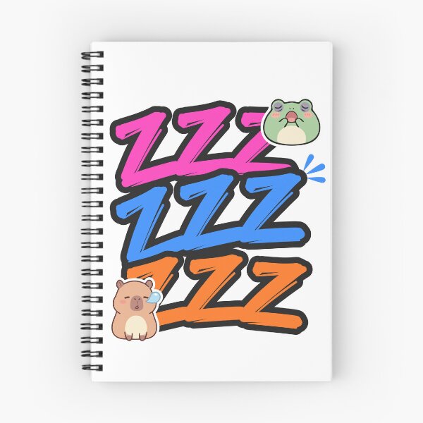 Item preview, ZZZ Cute Sleepy Frog Bear Meme Sticker | Colorful Kawaii Sleeping Cartoon Design designed and sold by WeMerch-Art.