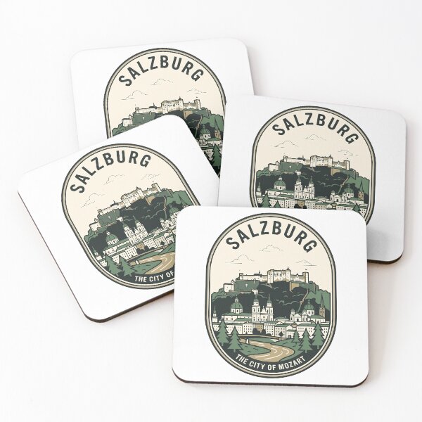 Item preview, Salzburg Austria Vintage City of Mozart Travel Badge designed and sold by k3rstman1.