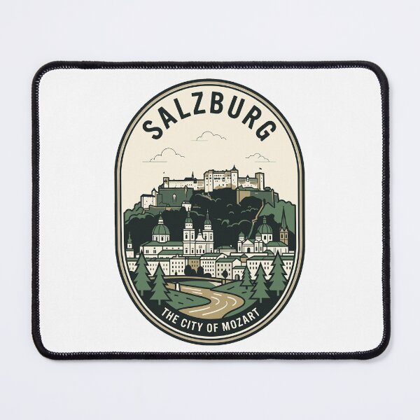 Item preview, Salzburg Austria Vintage City of Mozart Travel Badge designed and sold by k3rstman1.