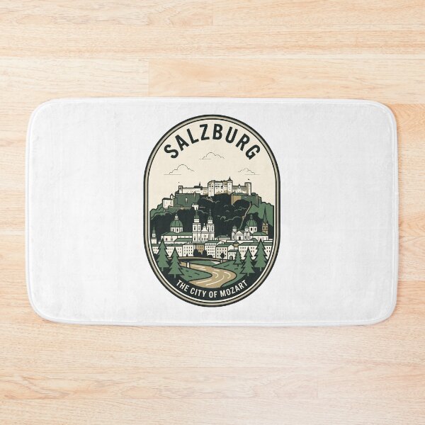 Item preview, Salzburg Austria Vintage City of Mozart Travel Badge designed and sold by k3rstman1.