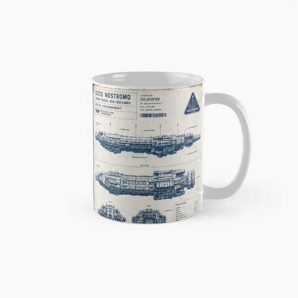 Item preview, USCSS Nostromo Blueprint designed and sold by PlanetBPop.
